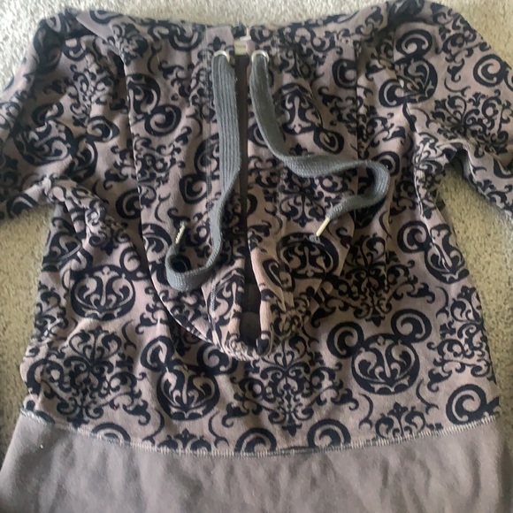 grey patterned jacket - Picture 2 of 3